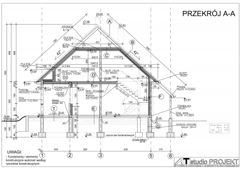 Przekrój A-A