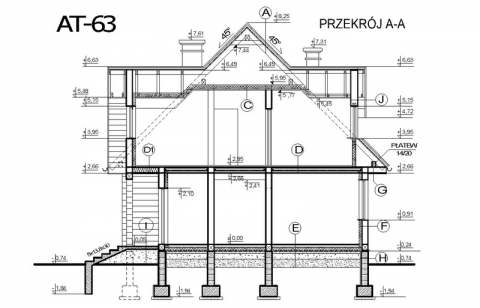 Przekrój A-A